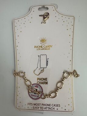 Phone Candy Los Angeles Gold Phone Charm Chain